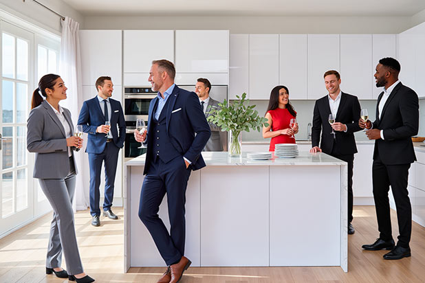 Geofencing open house visitors